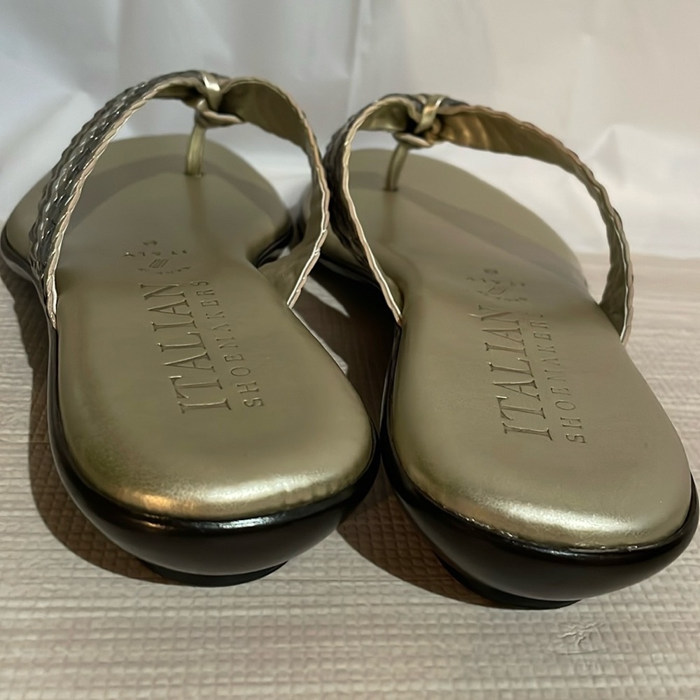 Women’s Gold Sandals ~ Made in Italy - Picture 3 of 6